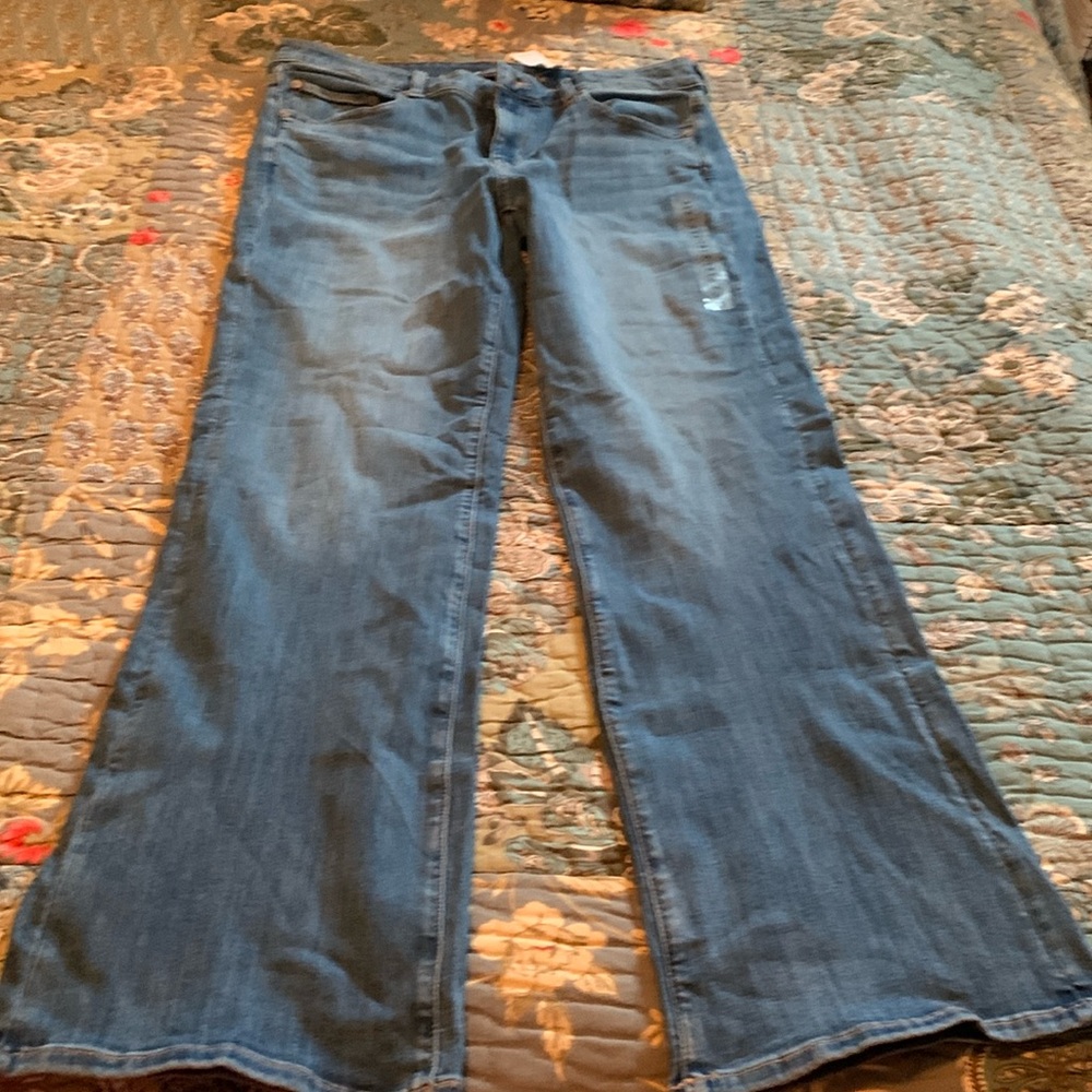 AEO Favorite Boyfriend Jeans 14 Long 32W Next Level Stretch